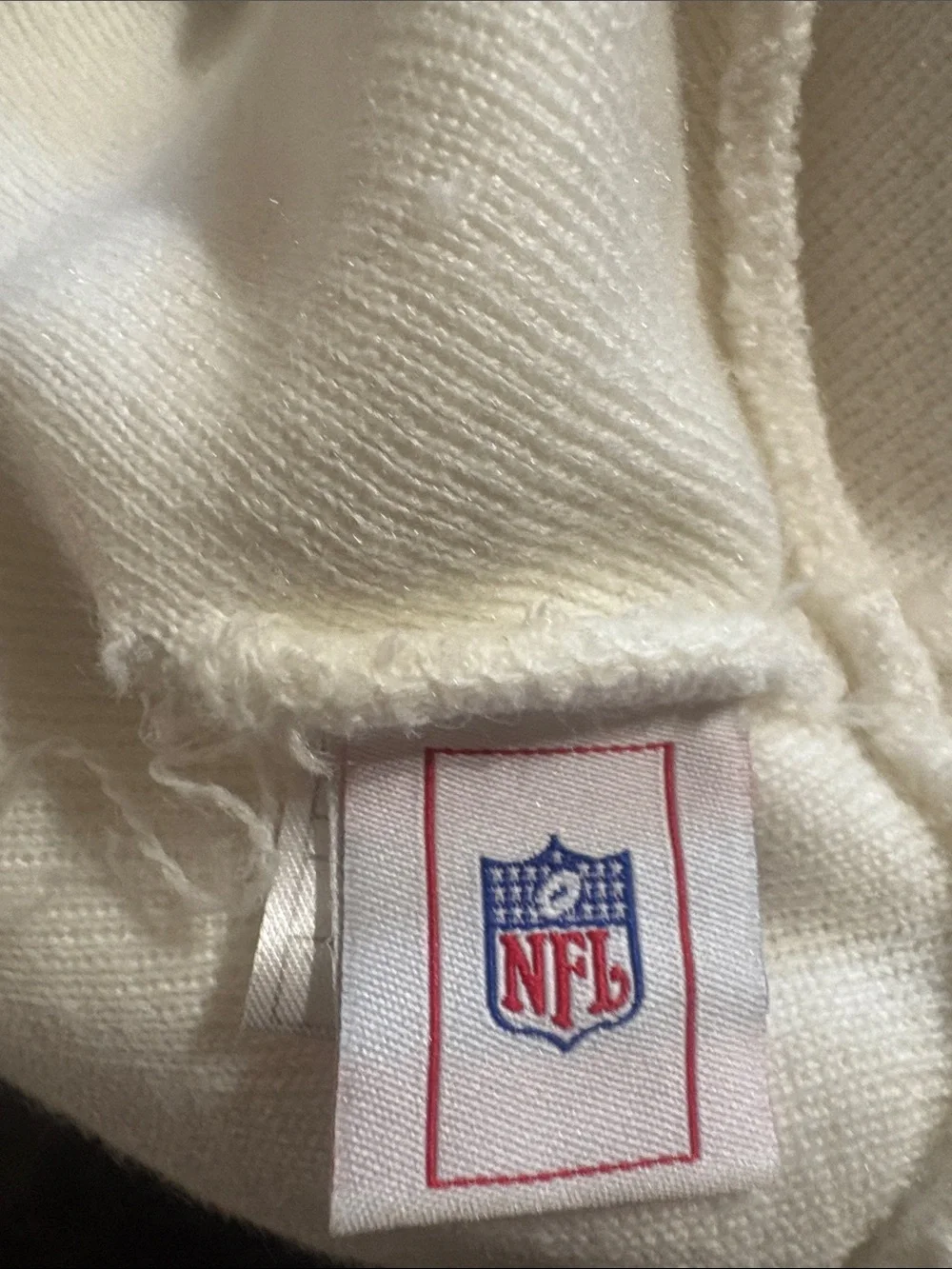NFL Chicago Bears - Kids White Beanie Hat with Heart Patch and Navy Stitching